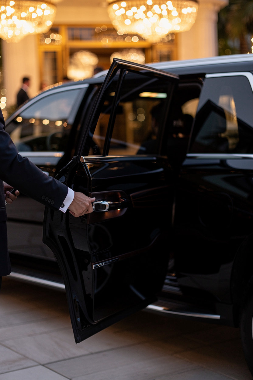 Luxury Car Service Boca Raton | The Best Limo VIP elegant event transportation with professional chauffeur service
